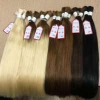 Bulk hair  color 100% virgin human hair extension wholesale price