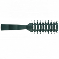 cheap black color plastic hair brush wholesale hair comb